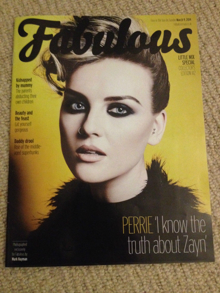 Little Mix - Perrie Edwards Cover - The Sun New - Fabulous 1 Day Only Uk Mag