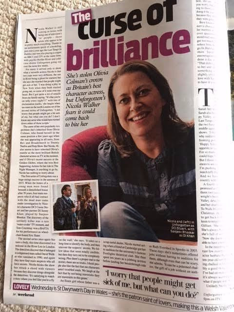 WEEKEND MAGAZINE 1/2017 NICOLA WALKER Katherine Jenkins BEN CHAPLIN Charley Webb