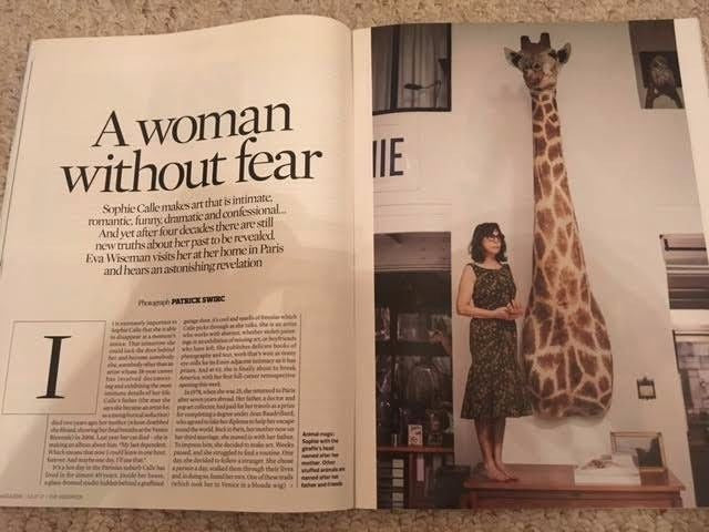 UK Observer Magazine July 2017 Sophie Calle Shaun Ryder John Cleese