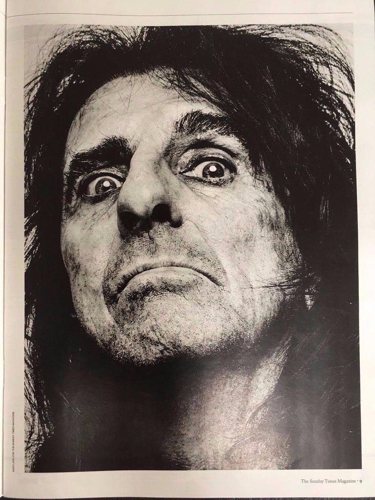 UK Sunday Times magazine 9 July 2017 Alice Cooper Game of Thrones Cindy Crawford