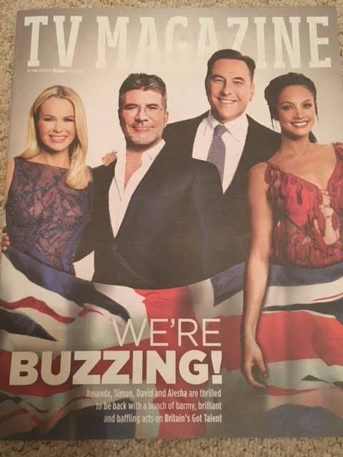 TV MAGAZINE 04/2017 AMANDA HOLDEN Rowan Atkinson PETER CAPALDI Simon Cowell