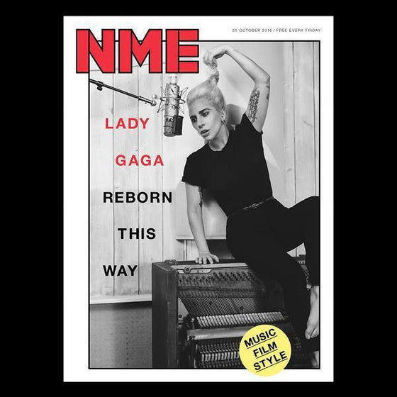 LADY GAGA Photo Cover NME UK Cover Magazine - Exclusive Interview