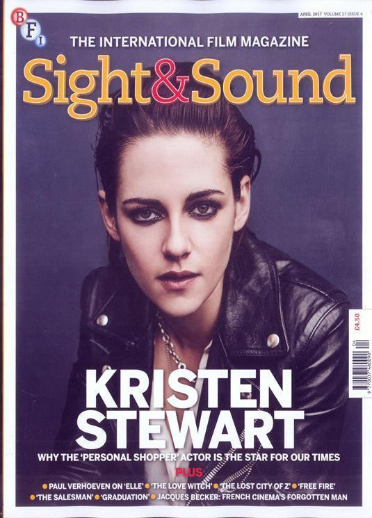 UK Sight & Sound Magazine April 2017 Kristen Stewart Photo Cover Interview