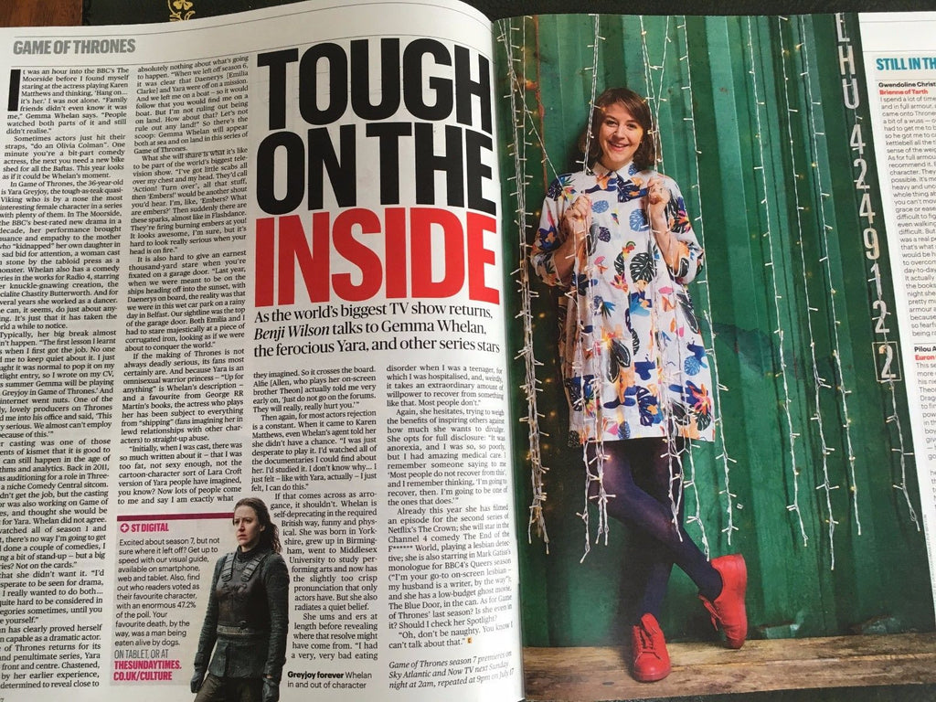 UK Culture magazine 9 July 2017 George Ezra Rory McCann Gemma Whelan Ian Curtis