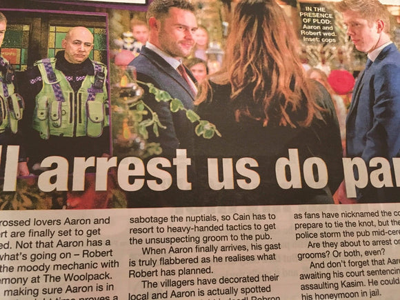 WE LOVE TV Magazine February 2017 Jane Danson Danny Miller Ryan Hawley Sam Riley