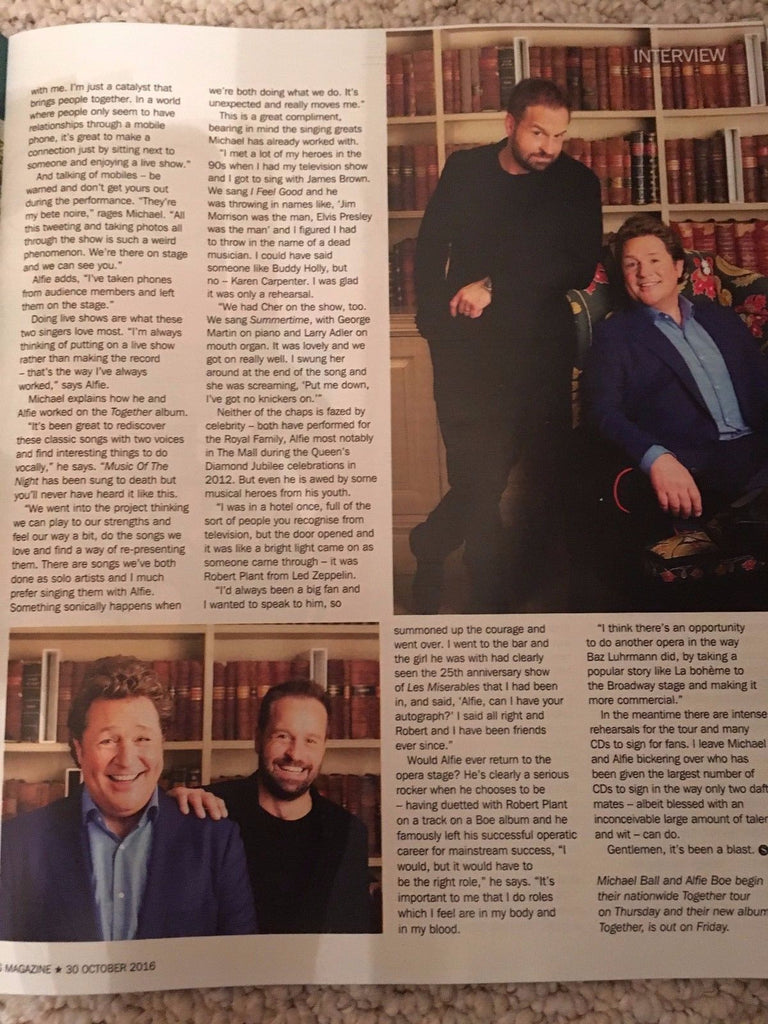 S EXPRESS Magazine 10/2016 HELENA CHRISTENSEN Alfie Boe MICHAEL BALL Leann Rimes