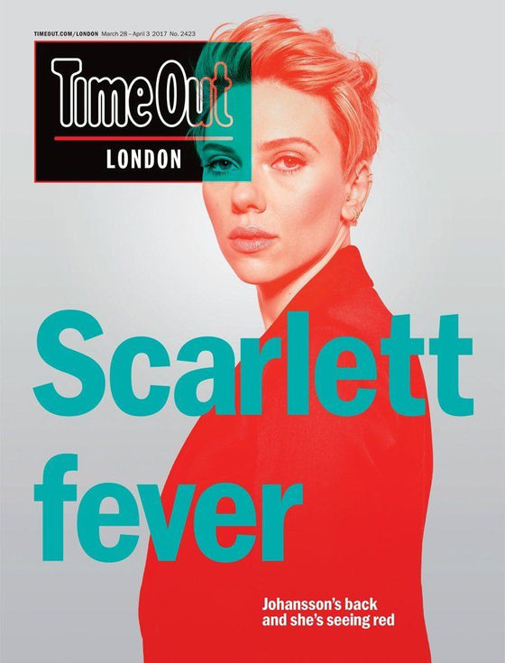 Time Out Magazine March 2017 Scarlett Johansson Ghost in the Shell Photo Cover
