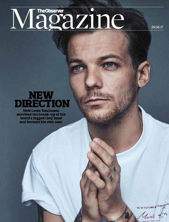 LOUIS TOMLINSON - Exclusive Interview The Observer UK magazine 25th June 2017