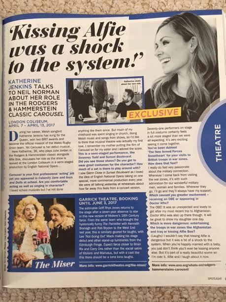 SATURDAY Magazine 3/2017 ALFIE BOE Michael Ball Katherine Jenkins Angela Scanlon