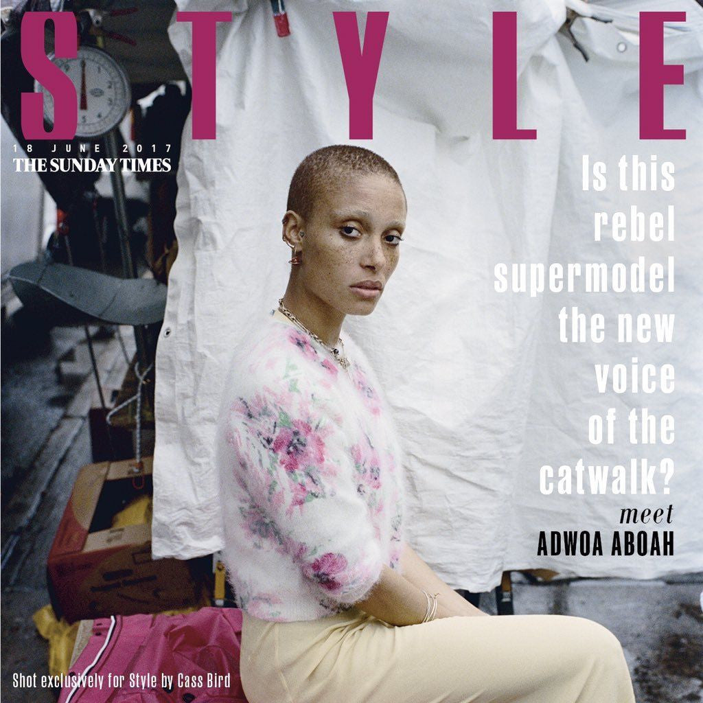 ADWOA ABOAH Photo Cover UK interview Style Magazine June 2017