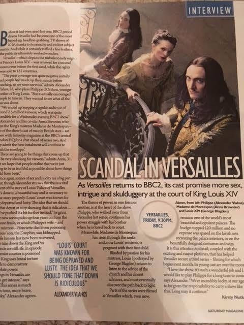 SATURDAY Magazine 04/17 AMANDA HOLDEN Fern Britton STEVE HARLEY Alexander Vlahos