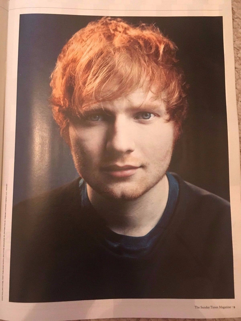 ED SHEERAN - Cover Interview The Sunday Times UK magazine 25th June 2017