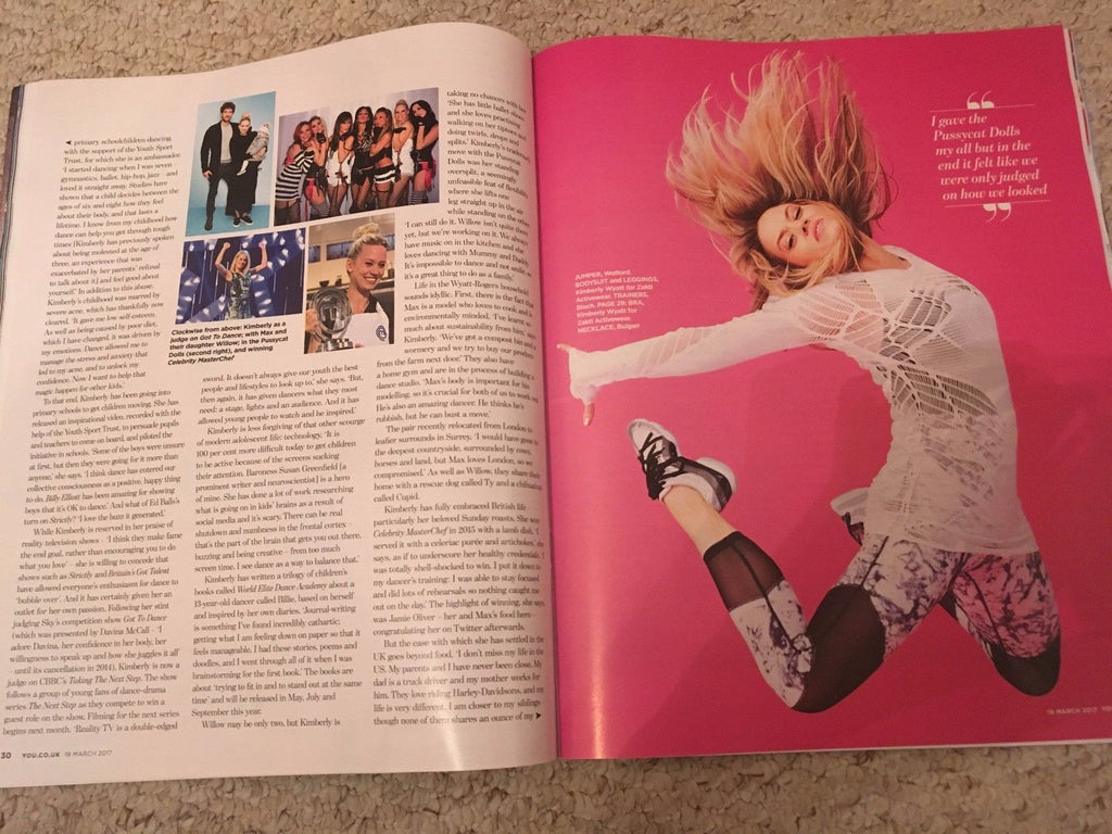 UK You Magazine March 2017 KIMBERLY WYATT Photo Cover Interview - Danny Mac