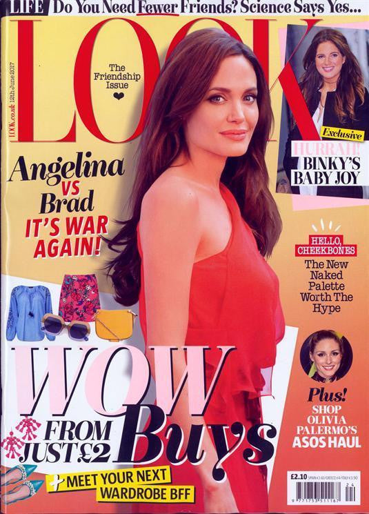 UK Look Magazine 12th June 2017 Angelina Jolie Cover