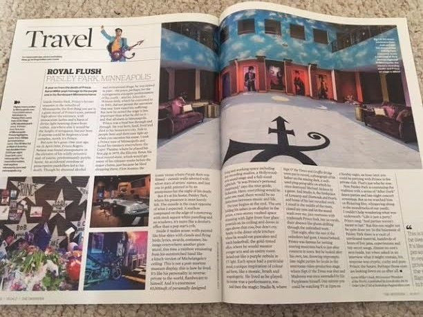 PRINCE Paisley Park Romola Garai Interview UK Observer Magazine April 2017