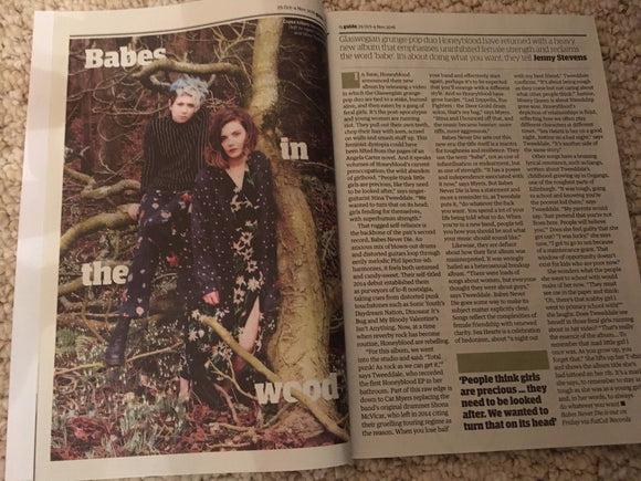 HONEYBLOOD PHOTO INTERVIEW UK GUIDE MAGAZINEOCTOBER 2016 NEW