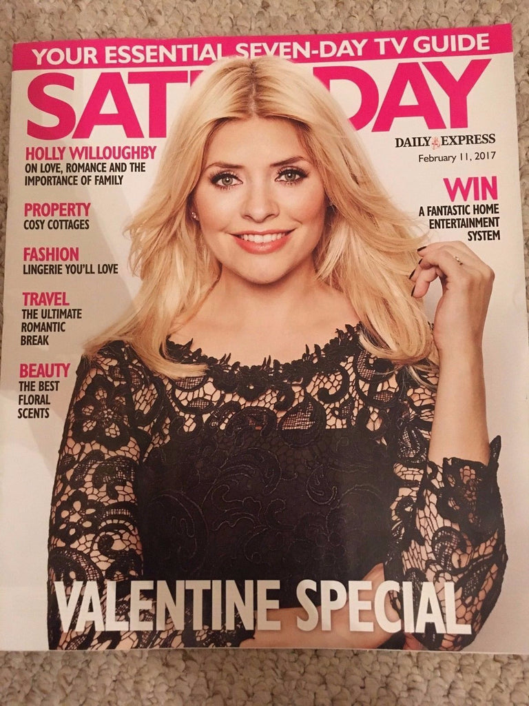 SATURDAY Magazine 2/2017 Holly Willoughby Wayne Fontana Sarah Rafferty Amy Walsh