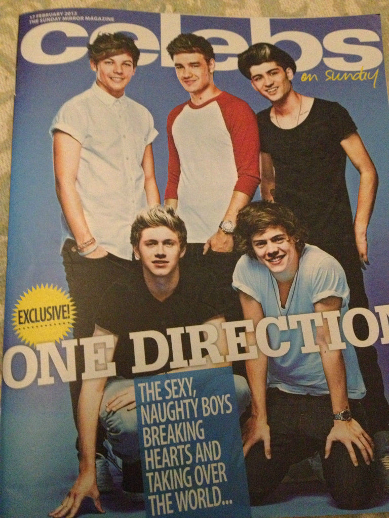 ONE DIRECTION - Exclusive Interview Celebs UK magazine February 2013