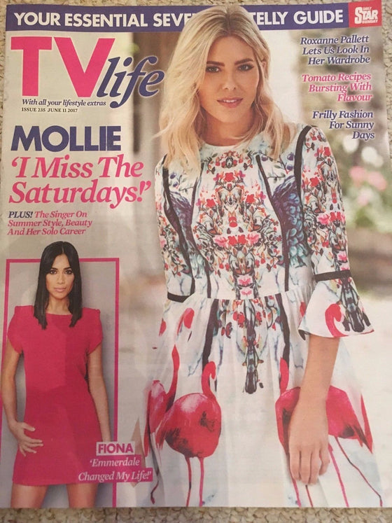 TV Life Magazine June 11 2017 Mollie King Roxanne Pallett Fiona Wade Shane Lynch