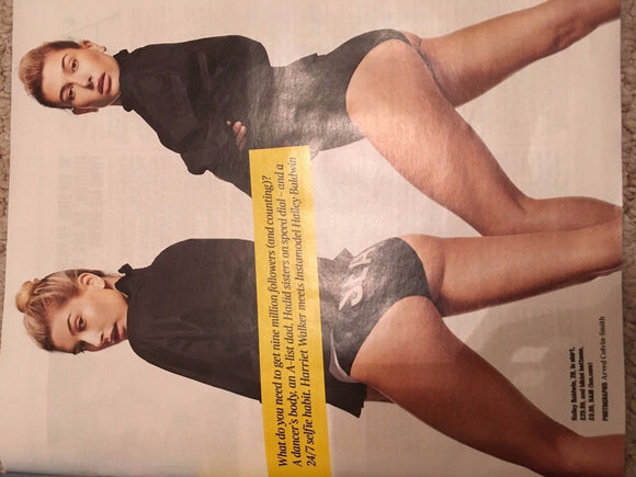 UK Times Magazine March 2017 Hailey Baldwin Joan Juliet Buck