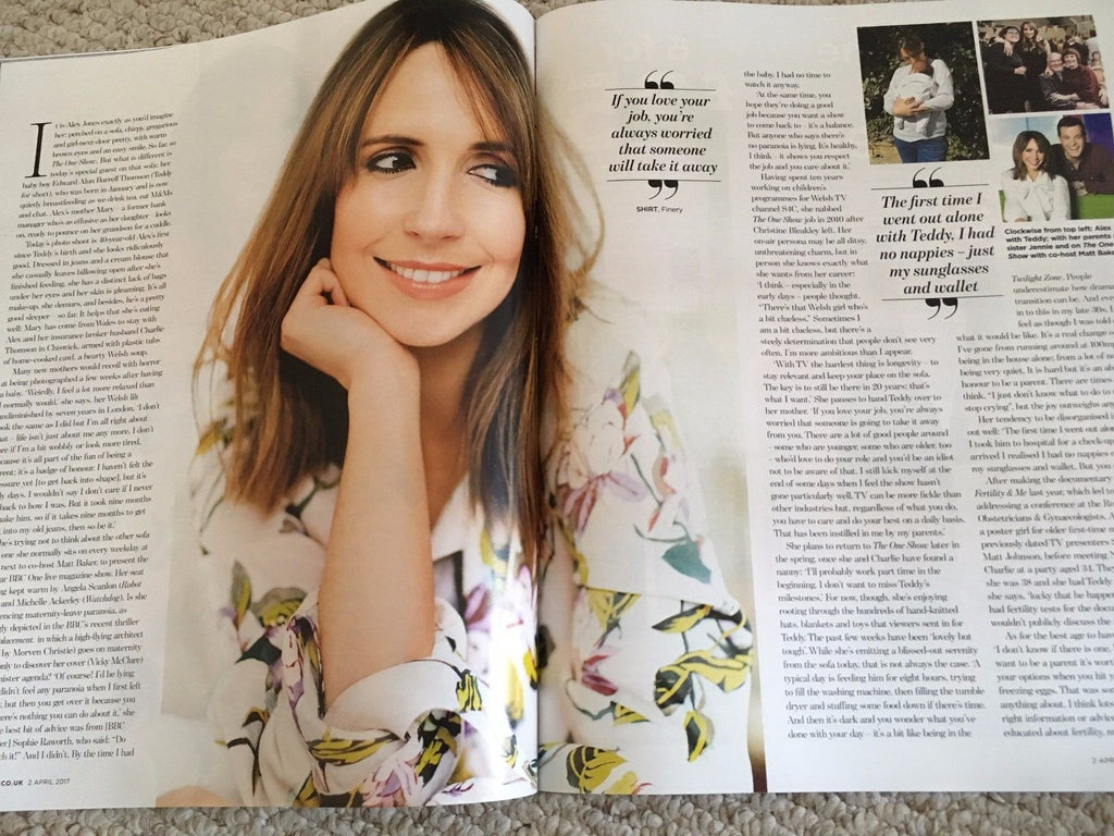 You Magazine April 2017 Alex Jones Photo Cover - Lee Ingleby Chelsea Handler