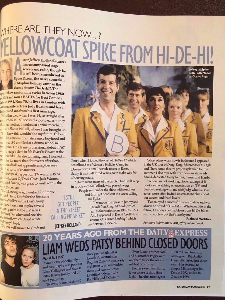 SATURDAY Magazine 04/2017 KYM MARSH Jeffrey Holland Louisa Lytton Susanna Reid