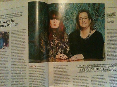 FLORENCE AND THE MACHINE WELCH PHOTO INTERVIEW UK SUNDAY TIMES MAGAZINE 2012