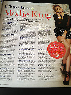 NEW S Magazine Mollie King The Saturdays Chas Hodges Evanna Lynch Harry Potter