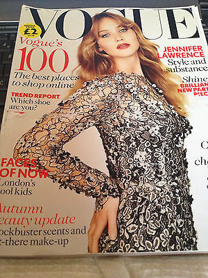 Vogue Mag Nov 2012 JENNIFER LAWRENCE Joan Smalls THE HUNGER GAMES Laura Bailey