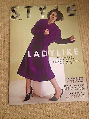 MICHELLE DOCKERY interview DOWNTON ABBEY UK 1 DAY ISSUE SEPT 2013 ISABEL MARANT