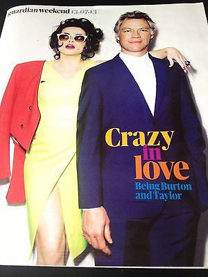 HELENA BONHAM CARTER interview DOMINIC WEST UK 1 DAY ISSUE BRAND NEW JULY 2013