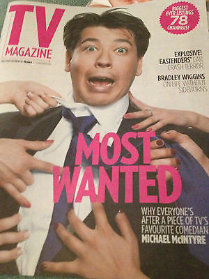 New TV Magazine MICHAEL MCINTYRE SARAH LANCASHIRE JACQUELINE JOSSA STEPHEN FRY