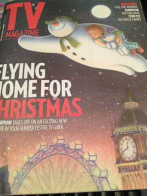 New TV Magazine THE SNOWMAN DOMINIC POWER SPICE GIRLS JENNA LOUISE COLEMAN