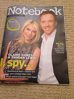 DAMIAN LEWIS interview CLAIRE DANES UK 1 DAY ISSUE CORY MONTEITH MOBY JARED LETO