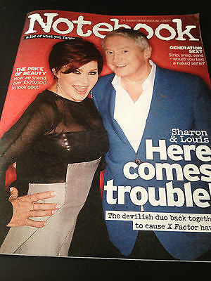 NEW NOTEBOOK MAGAZINE SHARON OSBOURNE LOUIS WALSH X FACTOR MATT DAMON FOREIGNER