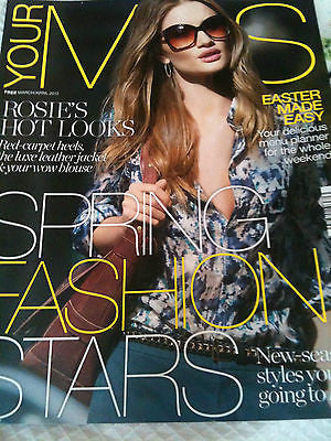 Rosie Huntington-Whiteley VICTORIA'S SECRETS MODELS M&S UK COVER MAGAZINE 2012