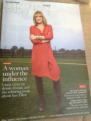 Seven Magazine September 2012 Linda Gray Dallas UK Cover Interview