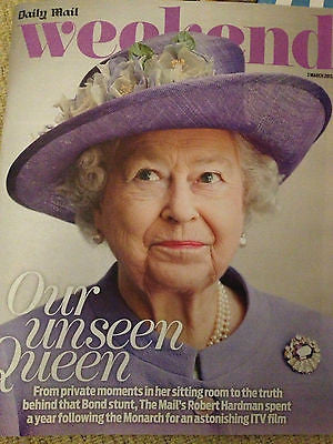 New UK WEEKEND Mag QUEEN ELIZABETH II UNSEEN JO FROST PHYLLIS LOGAN PETER FIRTH
