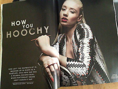 IGGY AZALEA interview SHE'S HOOCHY AND SHE'S HERE UK 1 DAY ISSUE BRAND NEW ISSUE