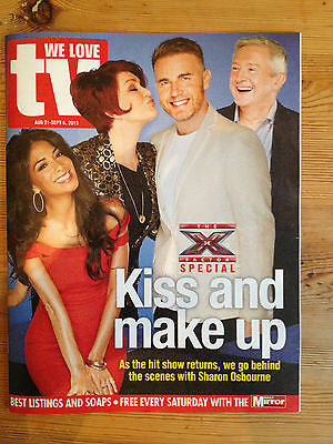 NEW WE LOVE TV MAGAZINE MARTIN CLUNES GLYNIS BARBER MICHAEL BRANDON GARY BARLOW