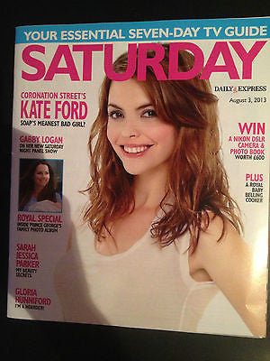 NEW Saturday Magazine KATE FORD Inside Royal Baby George Photo Album Geoff Capes