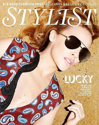 KYLIE MINOGUE - STYLIST UK COVER MAGAZINE - 25 PAGES