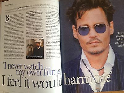 Notebook Magazine - Johnny Depp cover 4 August 2013 Kimberley Walsh Colin Firth