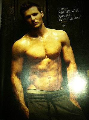 UK FABULOUS MAGAZINE = HARRY JUDD MCFLY TOPLESS MALE RUSSELL TOVEY GERARD BUTLER
