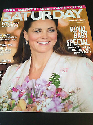 Saturday Mag- 20 July 2013 Kate Middleton Royal Baby Alison King Ashleigh Brewer