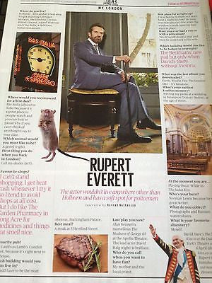 RUPERT EVERETT interview ZOSIA MAMET GIRLS UK 1DAY ISSUE BRAND NEW JESSICA ENNIS