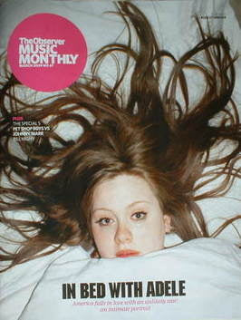 Observer Music Monthly magazine - March 2009 - Adele cover
