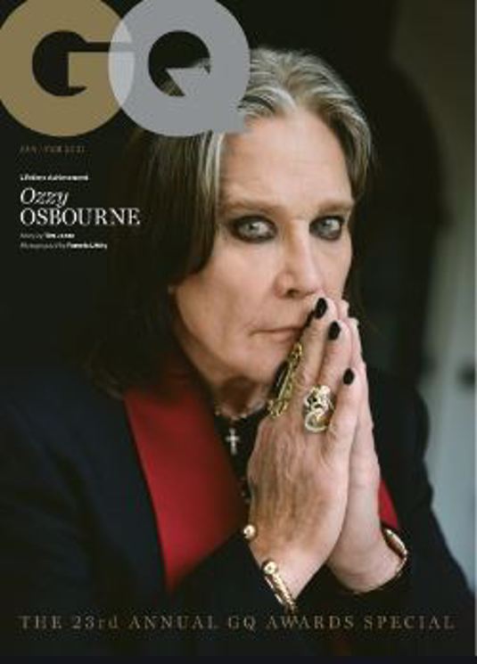 OZZY OSBOURNE GQ MAGAZINE UK JAN/FEB 2021 BRITISH EDITION NEW