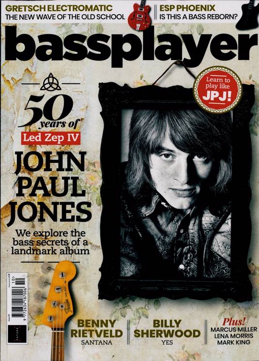 Bass Player Magazine #410 LED ZEPPELIN 50 Years JOHN PAUL JONES Billy Sherwood