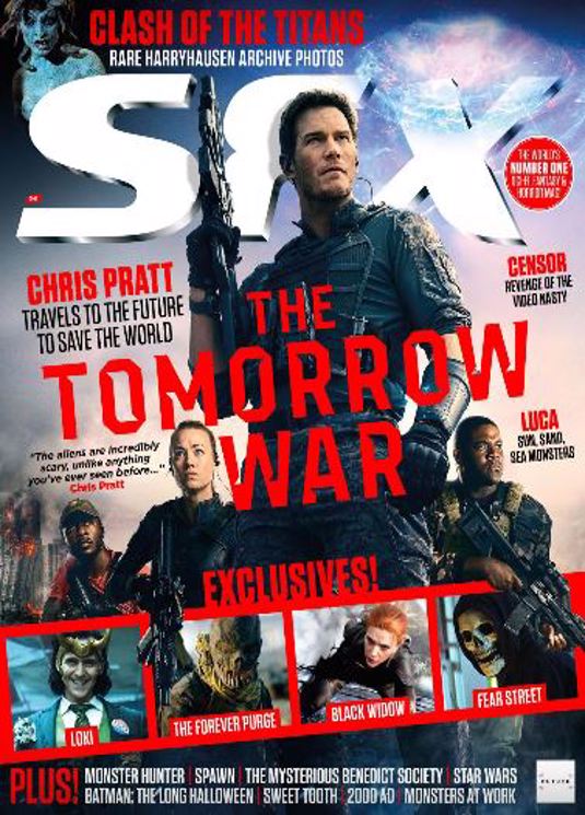 UK SFX Magazine July 2021 THE TOMORROW WAR Tom Hiddleston LOKI Chris Pratt